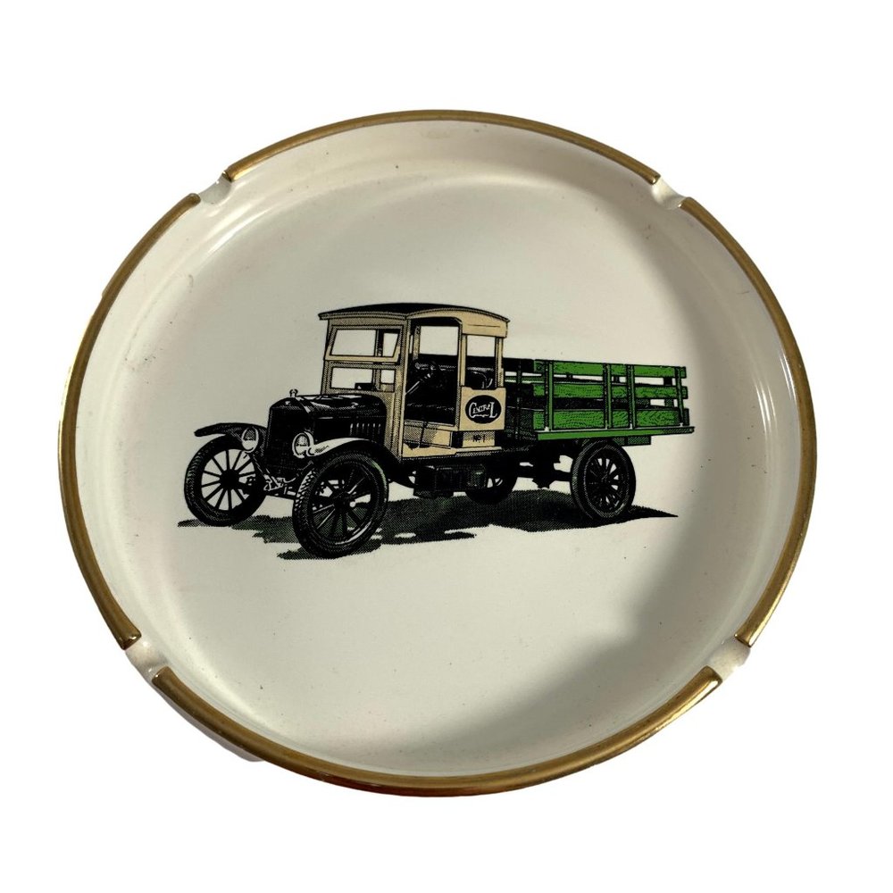 Vintage Harvey Advertising Company Ashtray General Trucking Truck Dish Bowl
